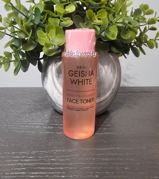 Geisha White Bright & Balance Face Toner Alcohol Free 100ml💯👌