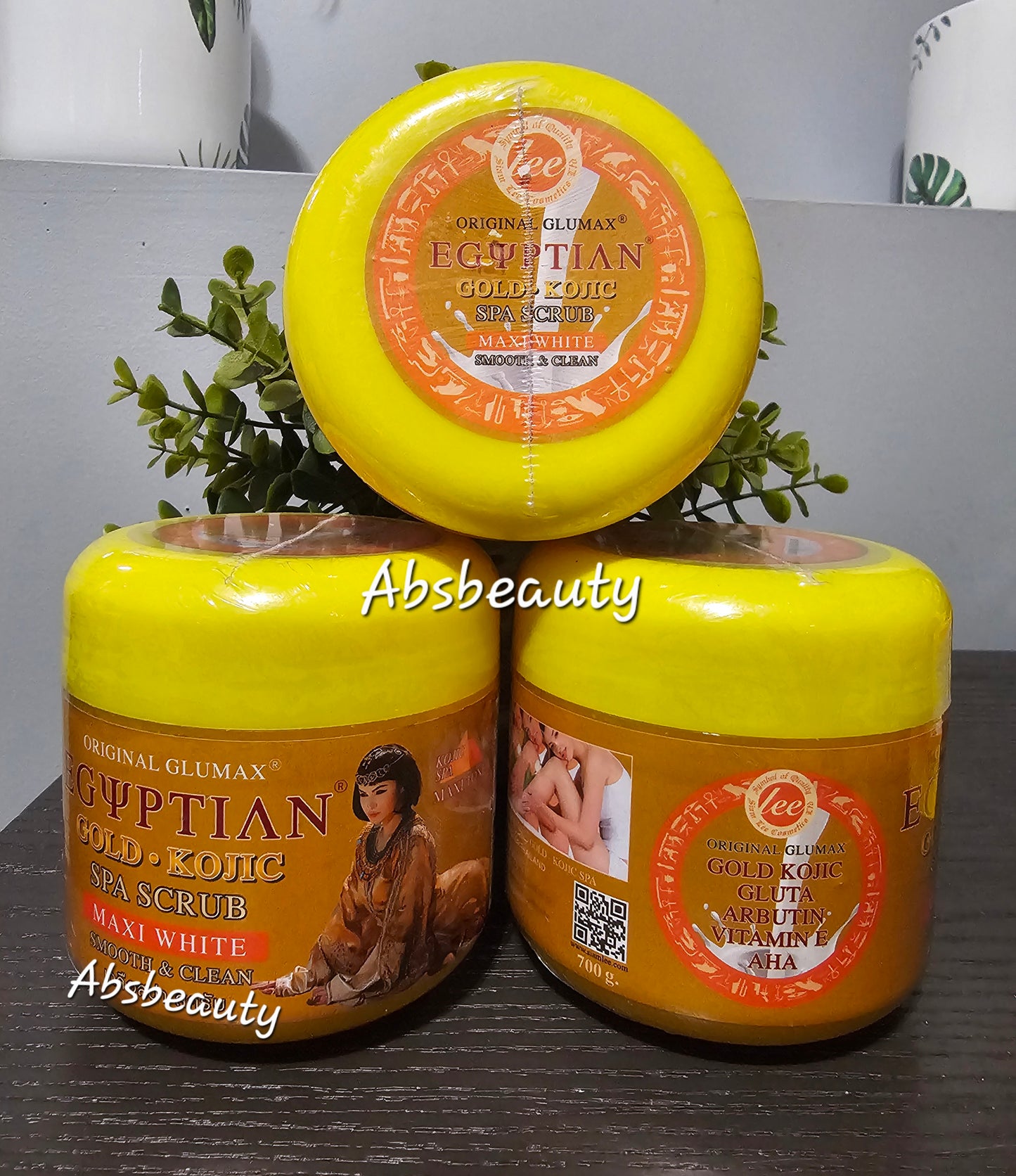 LEE Egyptian Gold Kojic Scrub Maxi White Smooth & Clean👌💯✨️ 1pc