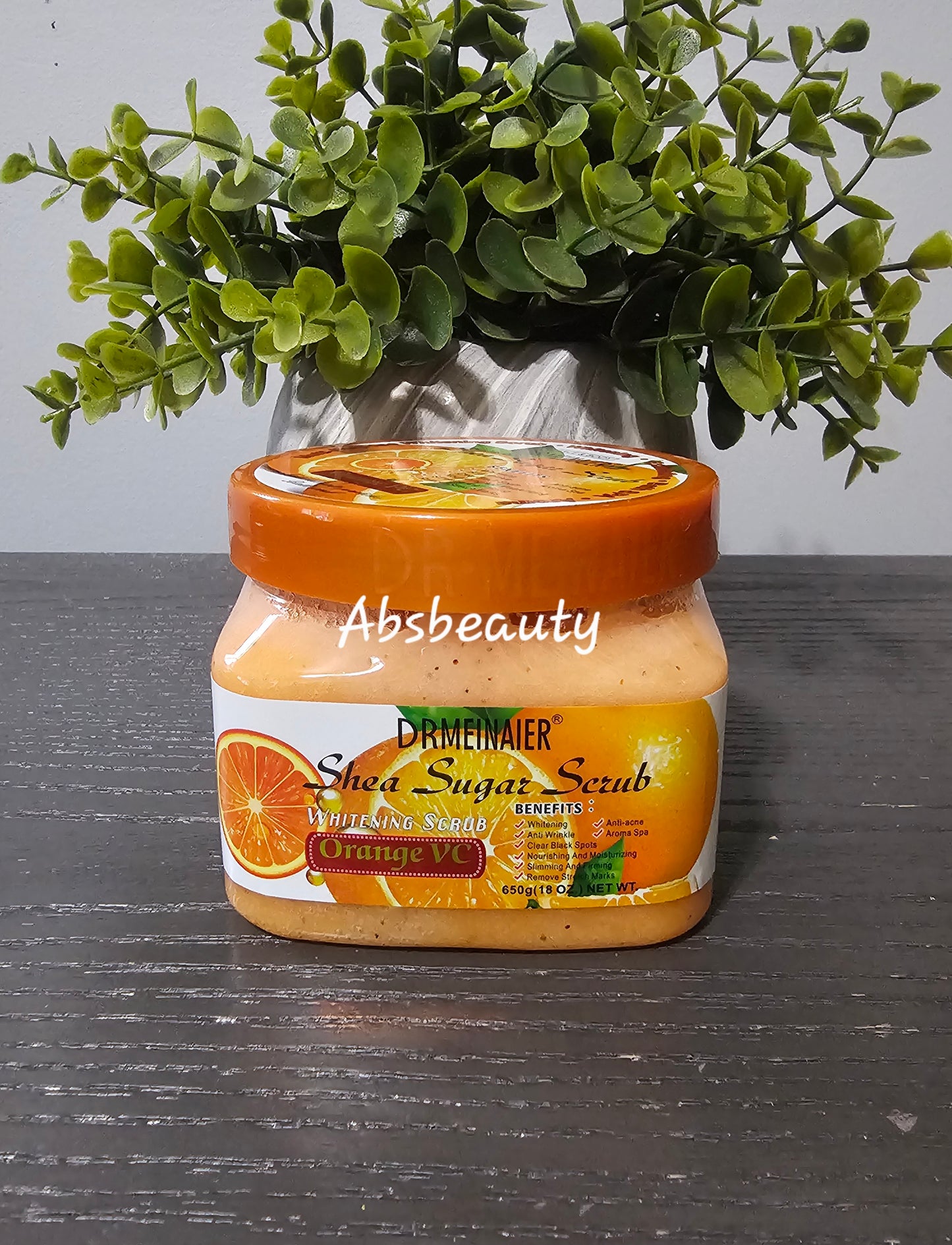Dr Meinaier Face & Body Skin Whitening,Lightening Sugar Scrub Alpha Arbutin|Orange VitC|Coffee & Matcha| Kojic Acid.650g 👌💯