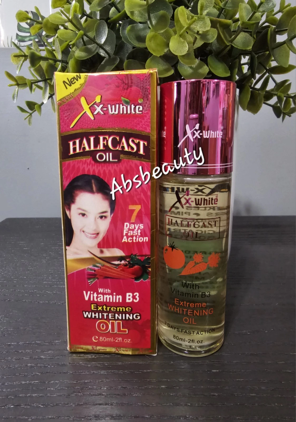XX-White Half-C Face & Body Oil, 7days Results 80ml Newly Improved, 1pc