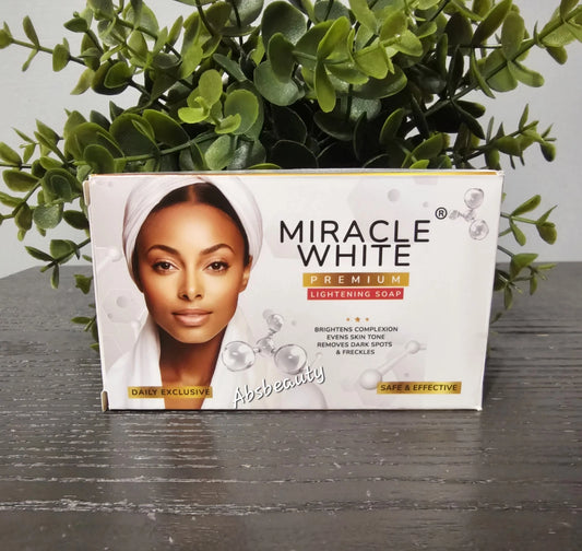 Miracle White Premium Whitening Bar Soap Daily Exclusive Safe&Effective 180g