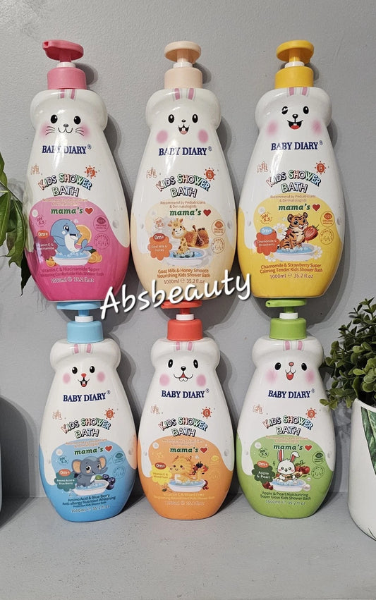 Baby Diary Kids Shower Bath SPF 15 1000ml