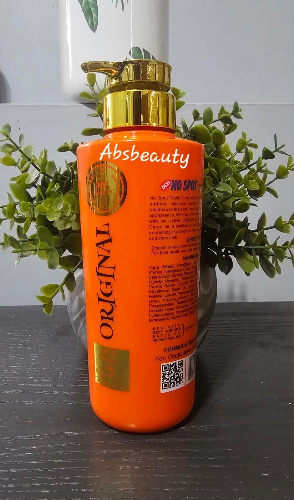 No Spot Strong Whitening Body Lotion with spf50 500ml 1pc
