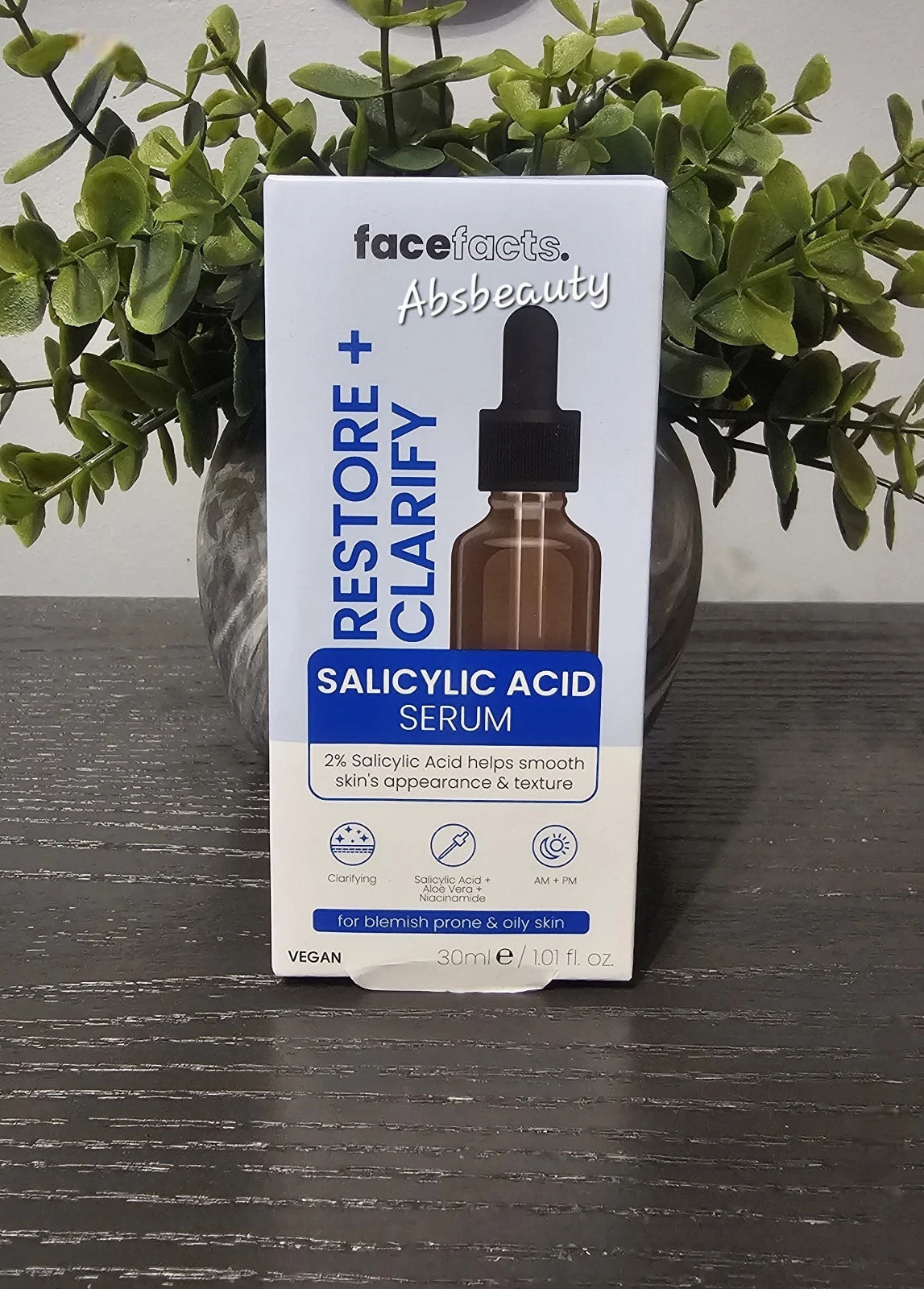 FaceFacts. Salicylic Acid Face Serum Restores & Clarify The Skin 30ml