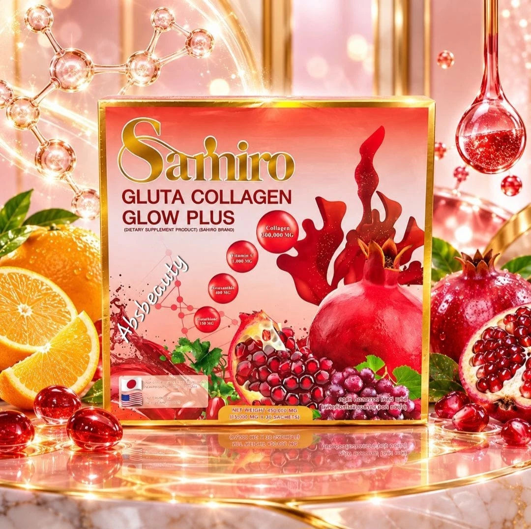 Samiro Gluta Collagen Glow Plus Supplement 15000mg X 30 Sachets