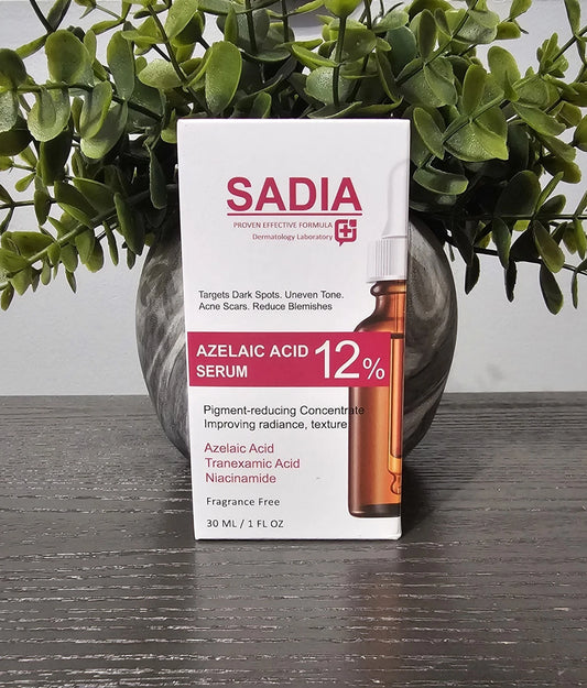 SADIA Azelaic Acid Face Serum For Uneven Tone, Dark Spot, Blemishes 30ml