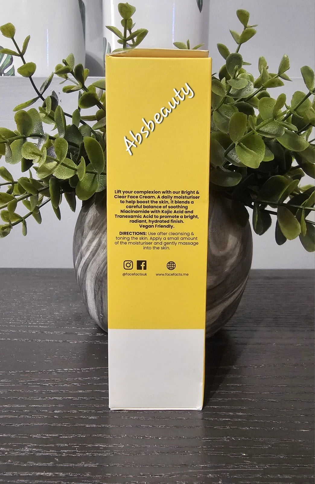 FaceFacts. Bright+Clear Face Cream 75ml