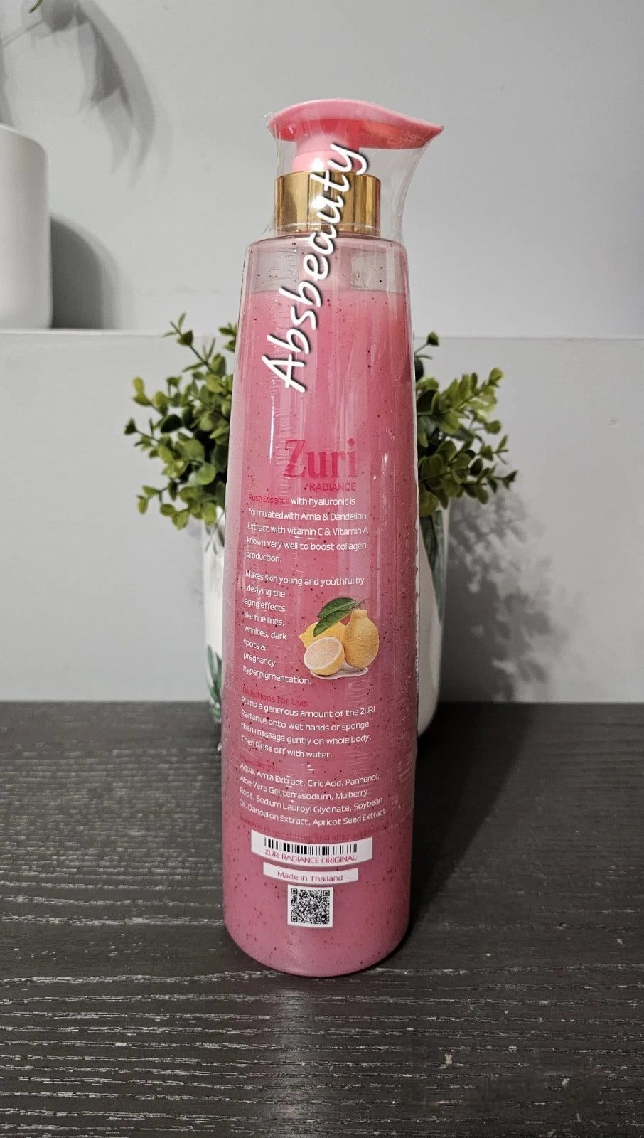 Zuri Radiance Rose Essence & Hyaluronic Acid Deep Moisture Shower Gel 1000ml