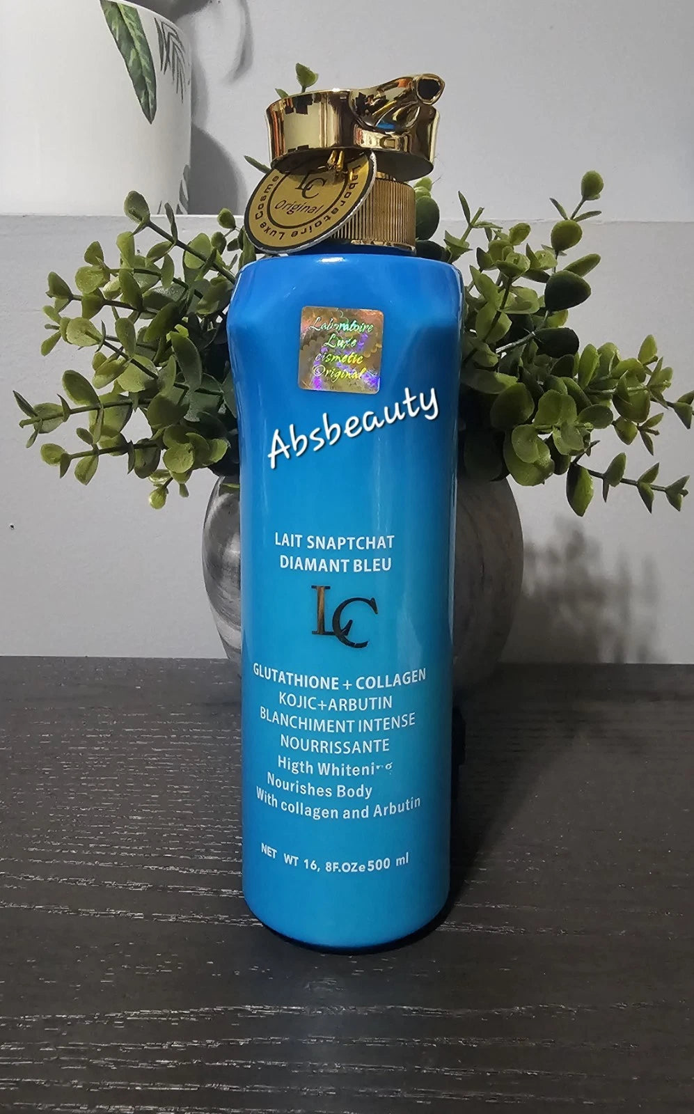 Lait Snapchat DIAMANT BLUE With Collagen,Arbutin 500ml Original&Authentic