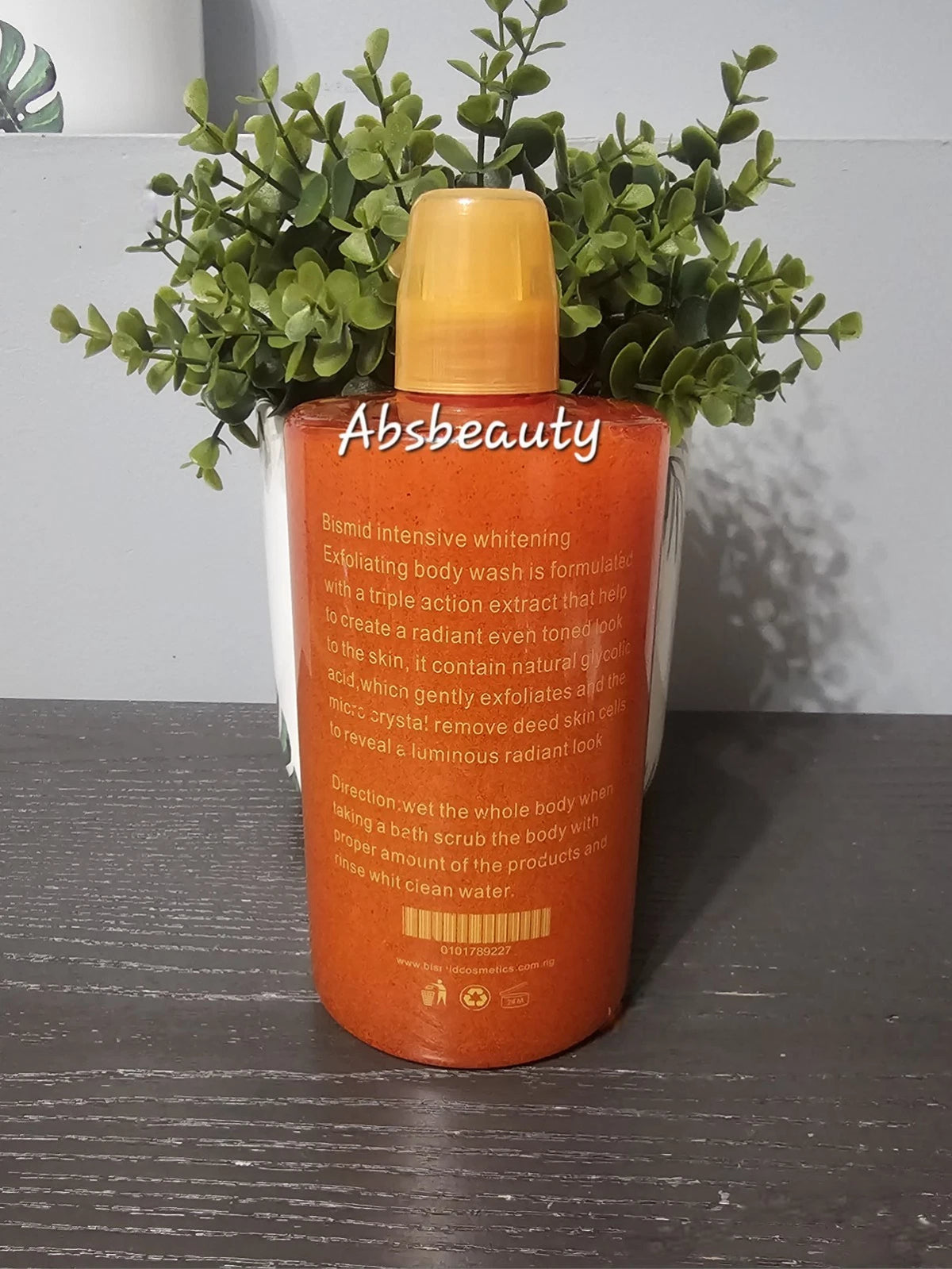 Bismid Intensive White Exfoliating Body Wash 1000ml Original&Authentic