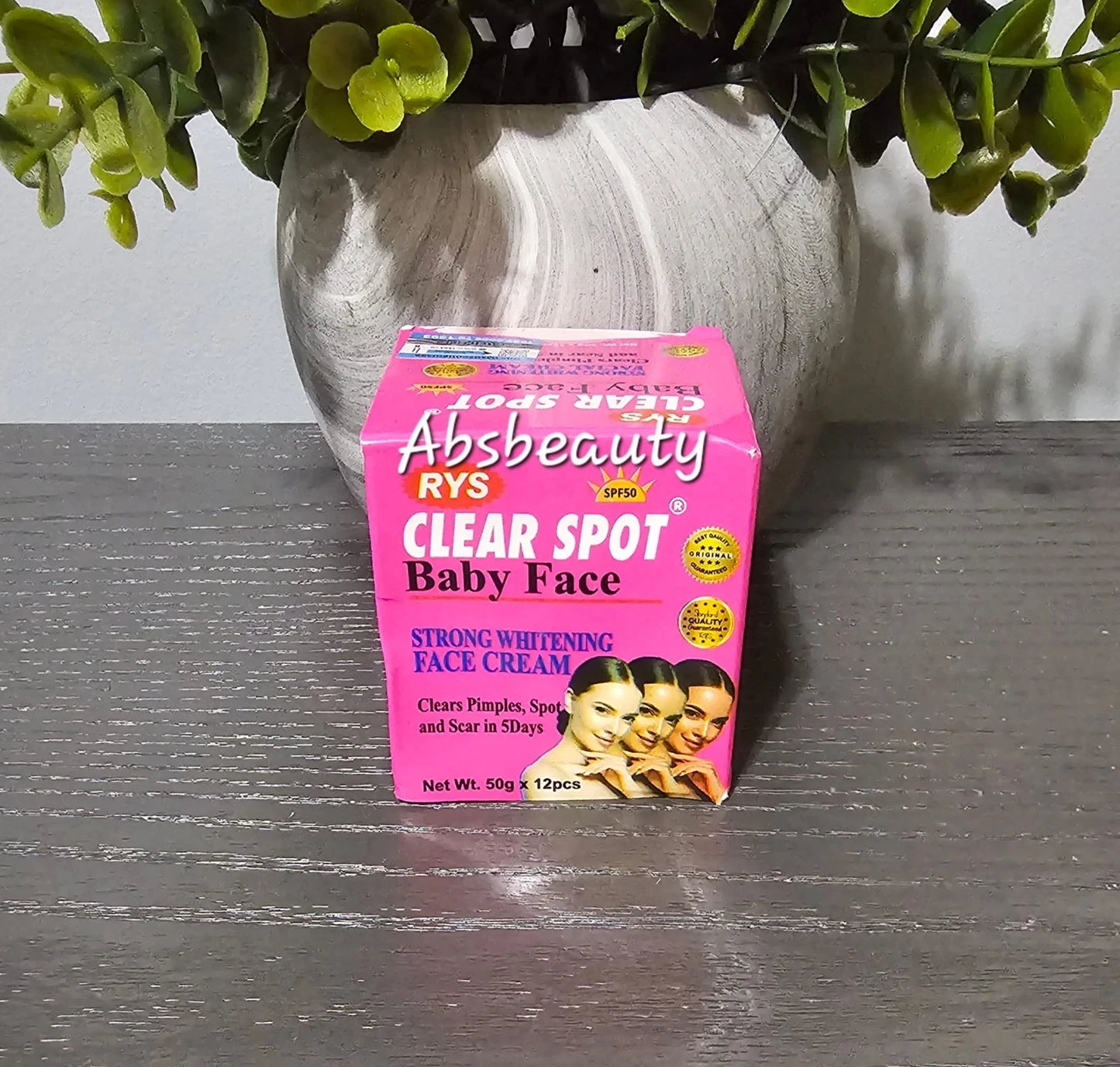 Clear Spot Baby Face & Half-C Face Cream 50g Spf50 1pc