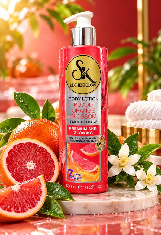 SK Duchess Glow Blood Orange Blossom Lotion Premium Glow Hydrates Eventone 480ml