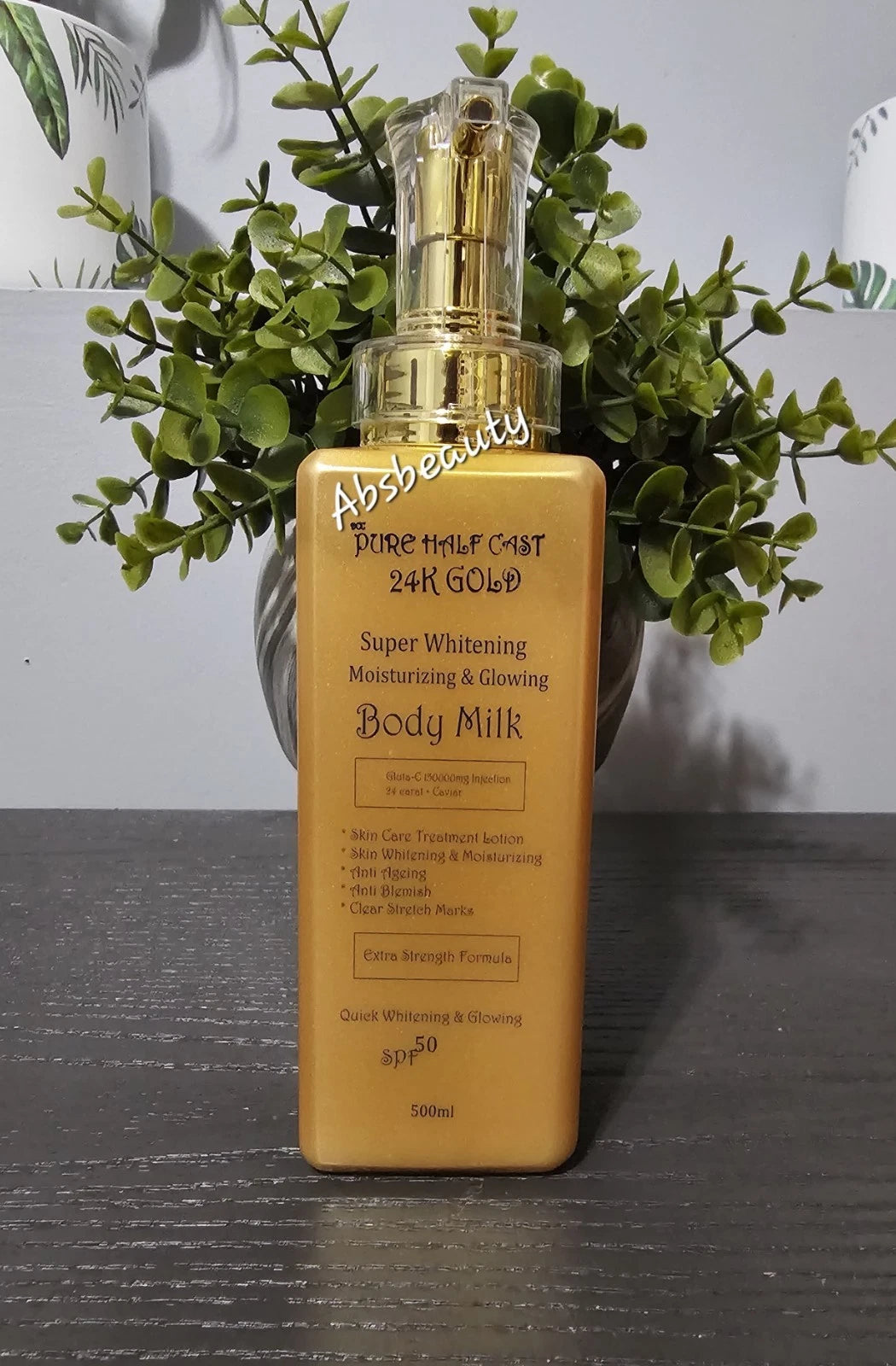 Pure Half C 24K Gold Carrot Body Lotion 500ml 1pc
