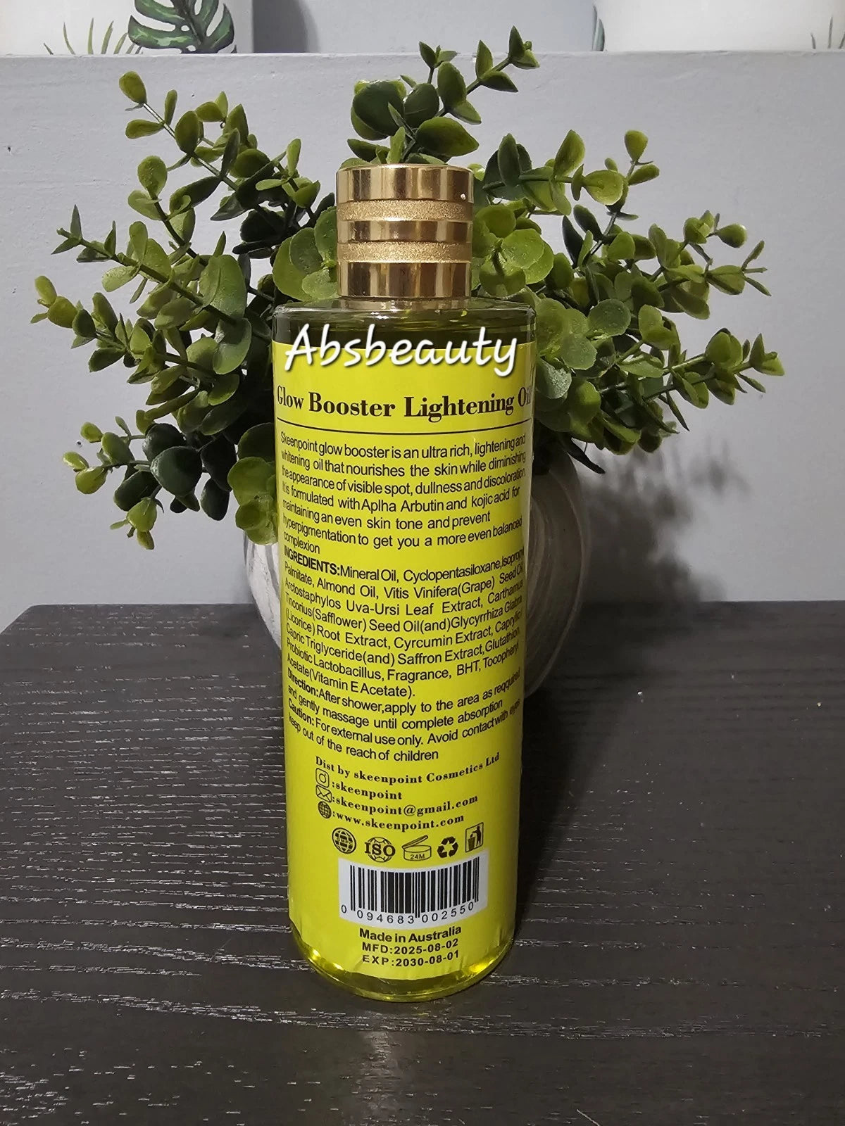Skeenpoint Glow Booster Lightening Oil With Alpha Arbutin&Kojic Acid SPF 30