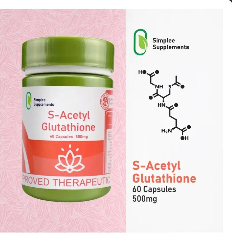 S-Acetyl Glutathione Whitening Skin 60 Capsules