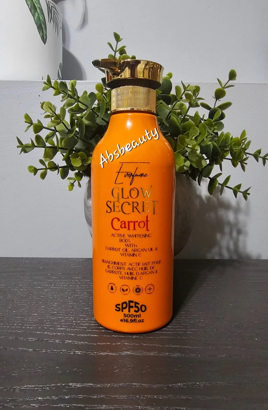 Glow Secret Whitening Body Lotion 500ml & Shower Gel 1000ml 1pc