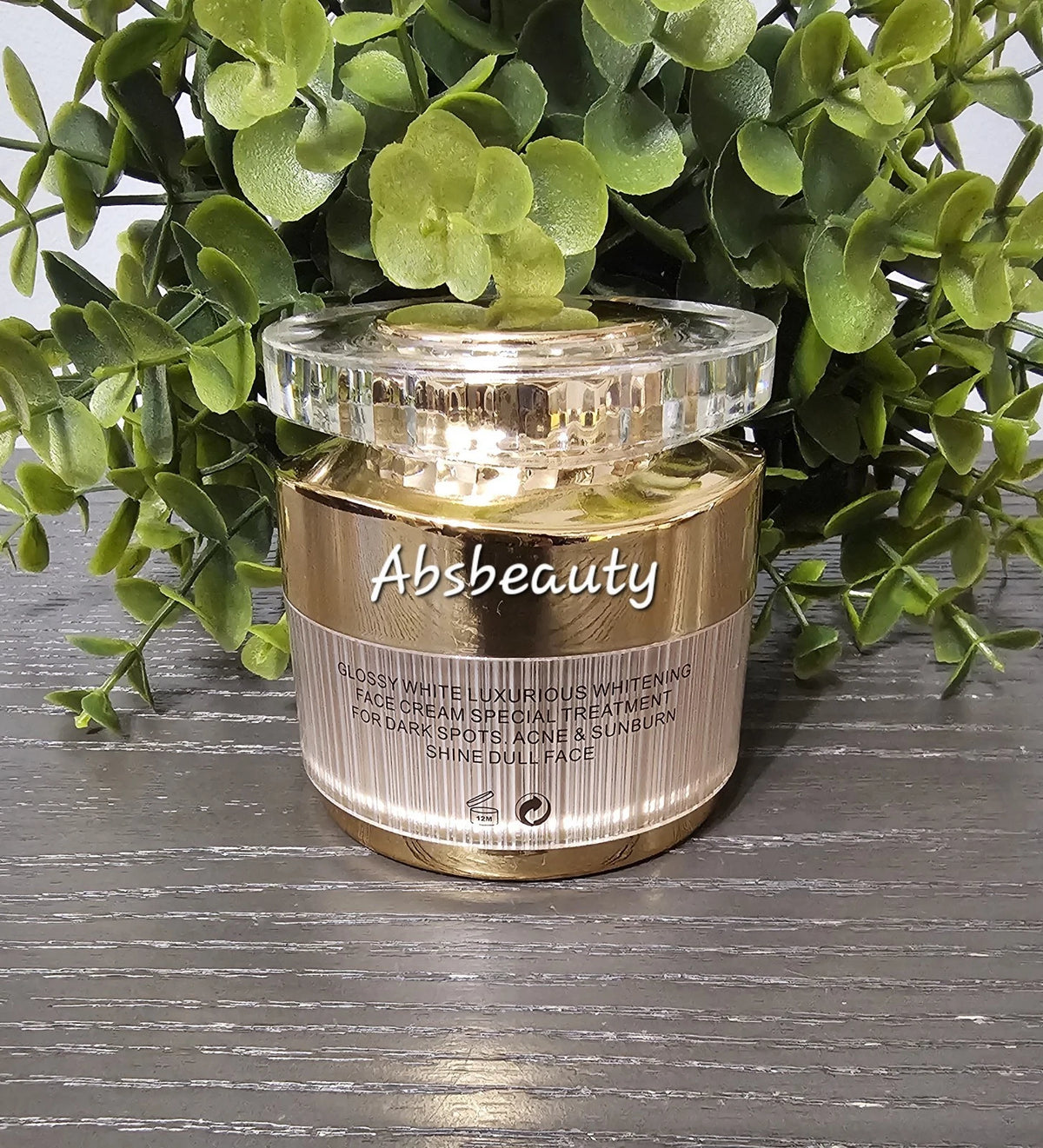Glossy White Luxurious Face Cream for Dark Spots Acne Sunburn 50g👌