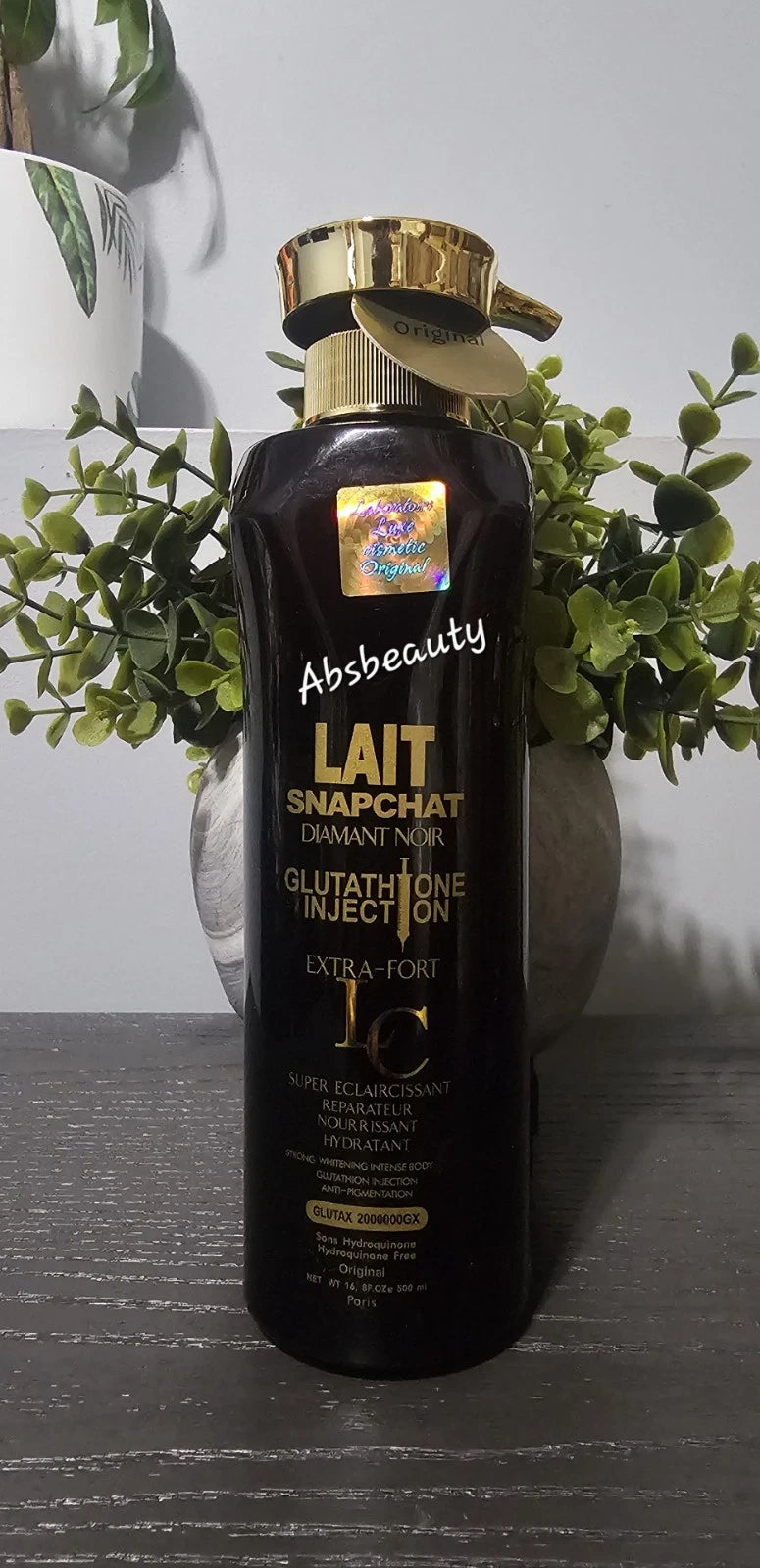 Lait Snapchat DIAMANT NOIR Intense Whitening Body Lotion 500ml