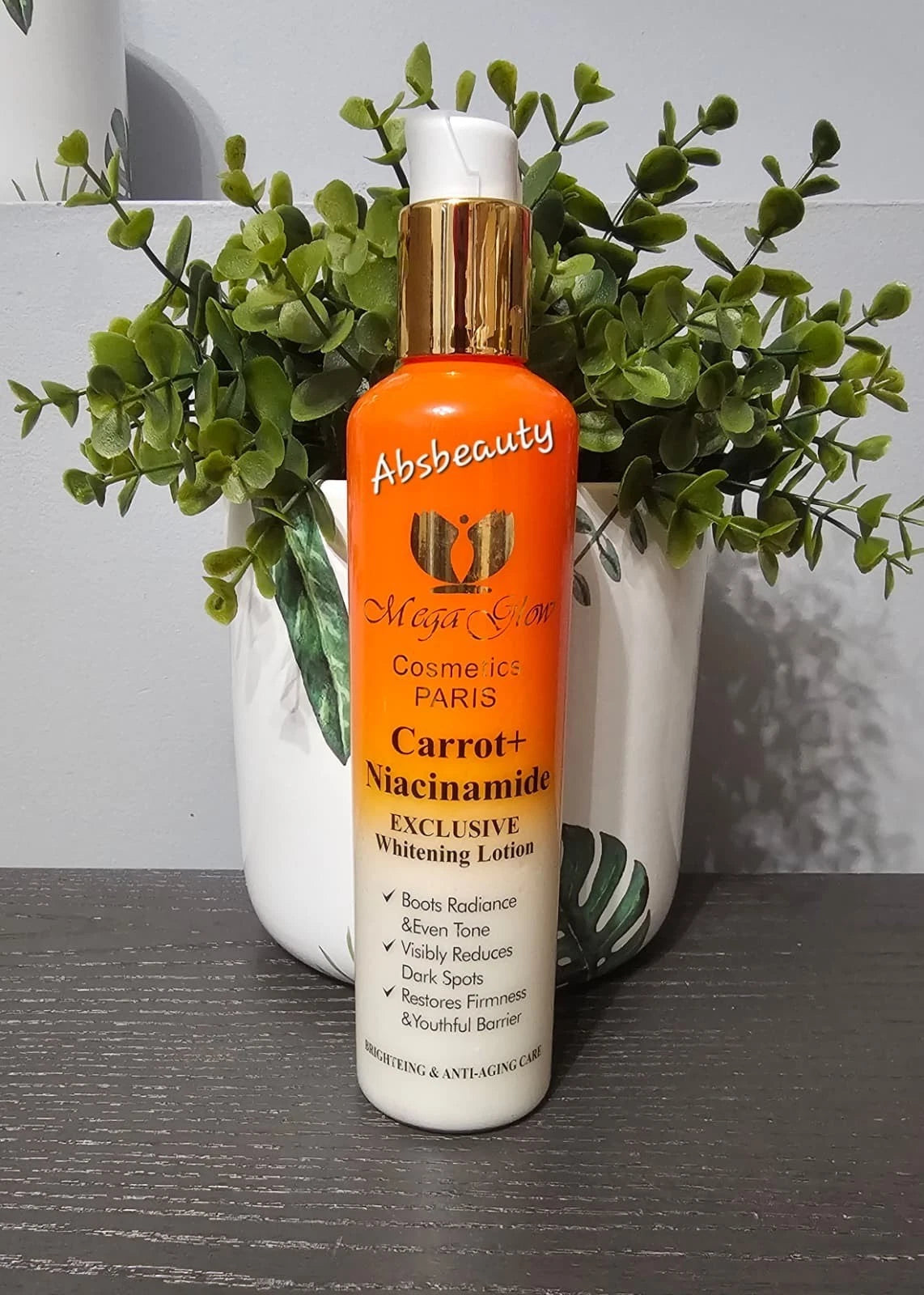 Mega Glow Cosmetics Paris Whitening Lotion 350ml 1pc