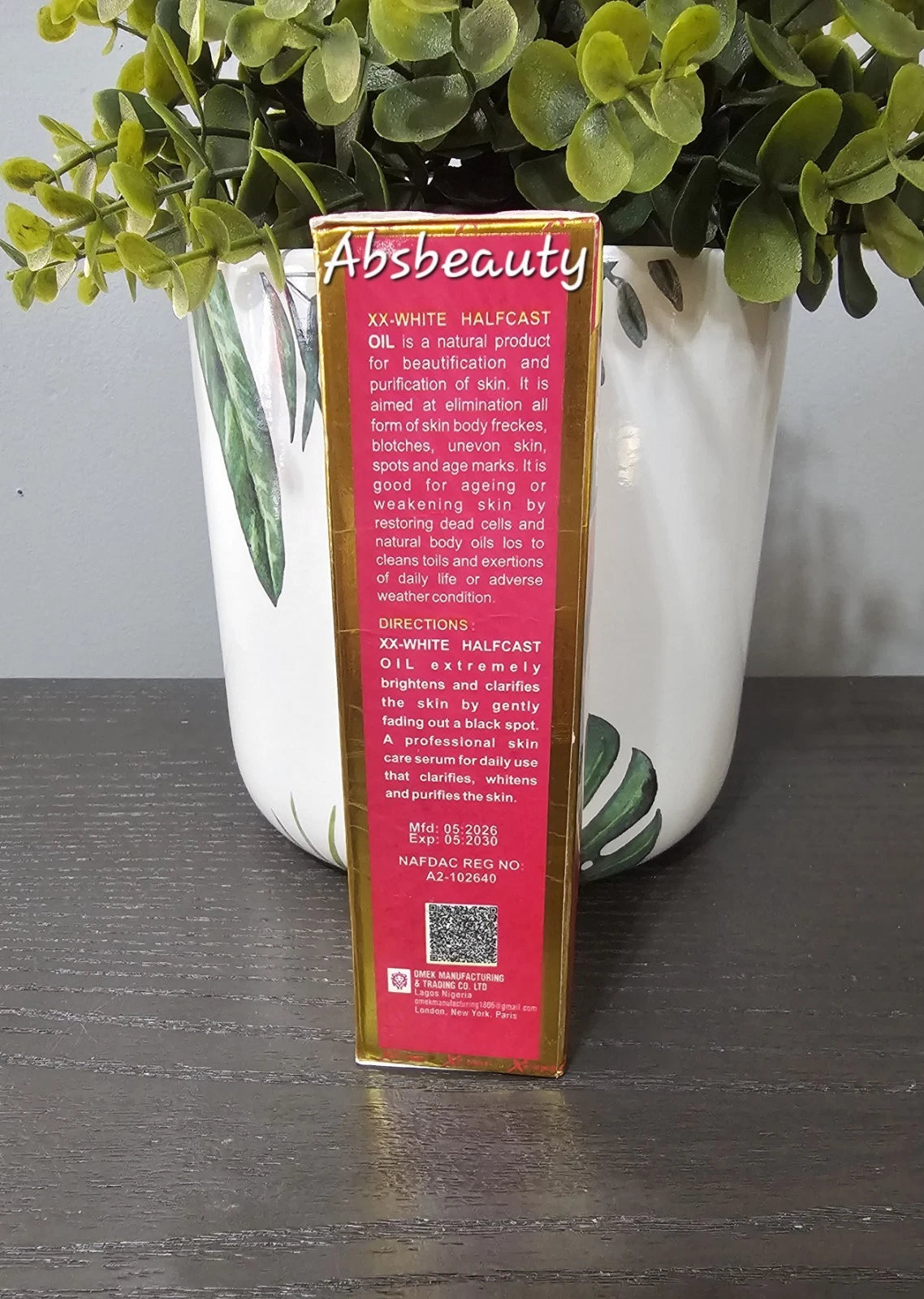 XX-White Half-C Face & Body Oil, 7days Results 80ml Newly Improved, 1pc