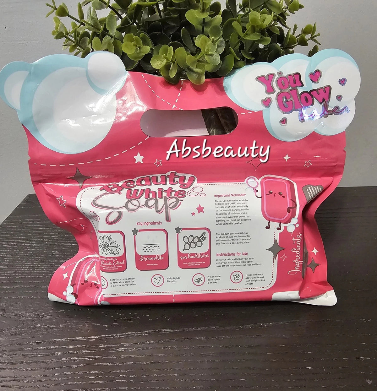 You Glow Babe - BEAUTY WHITE SOAP - New & Improved ( 6 X 70g soap )✨️