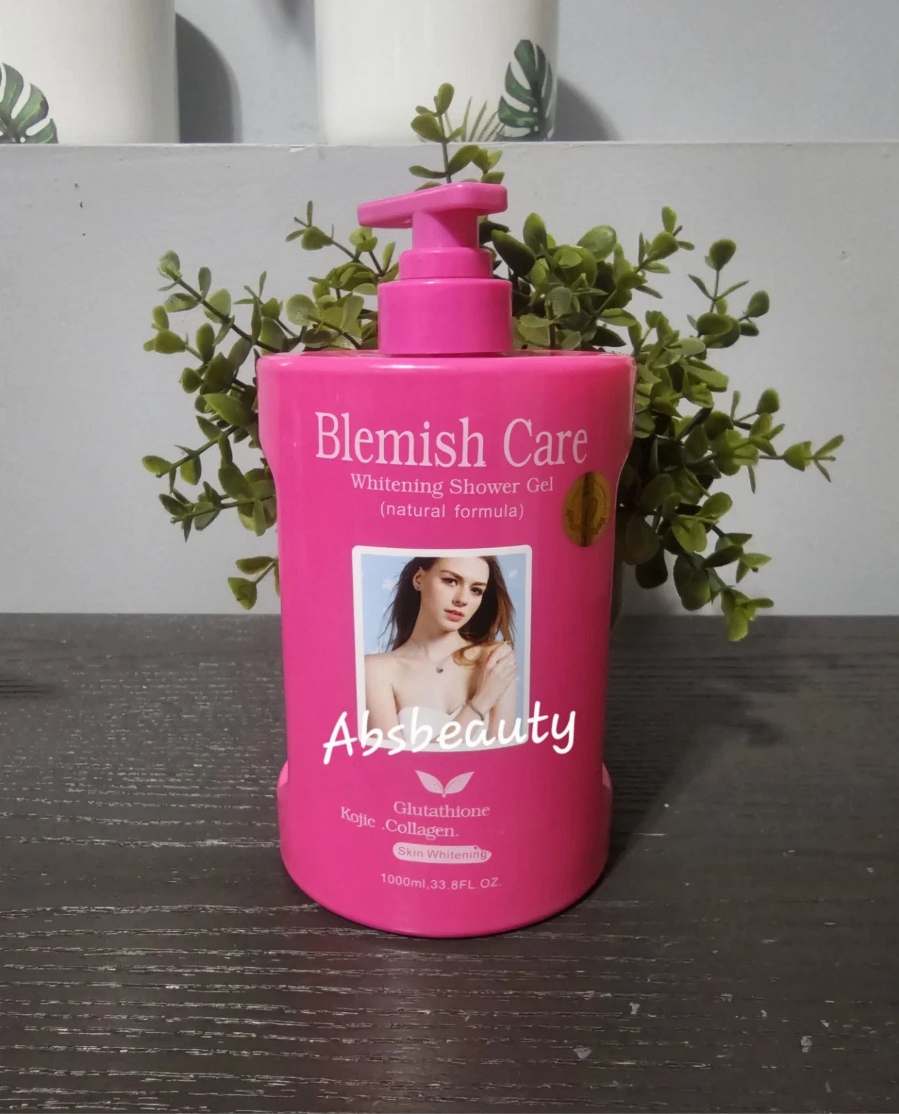 Blemish Care Whitening Shower Gel 1000ml Natural Formula Glutathion & Goat Milk