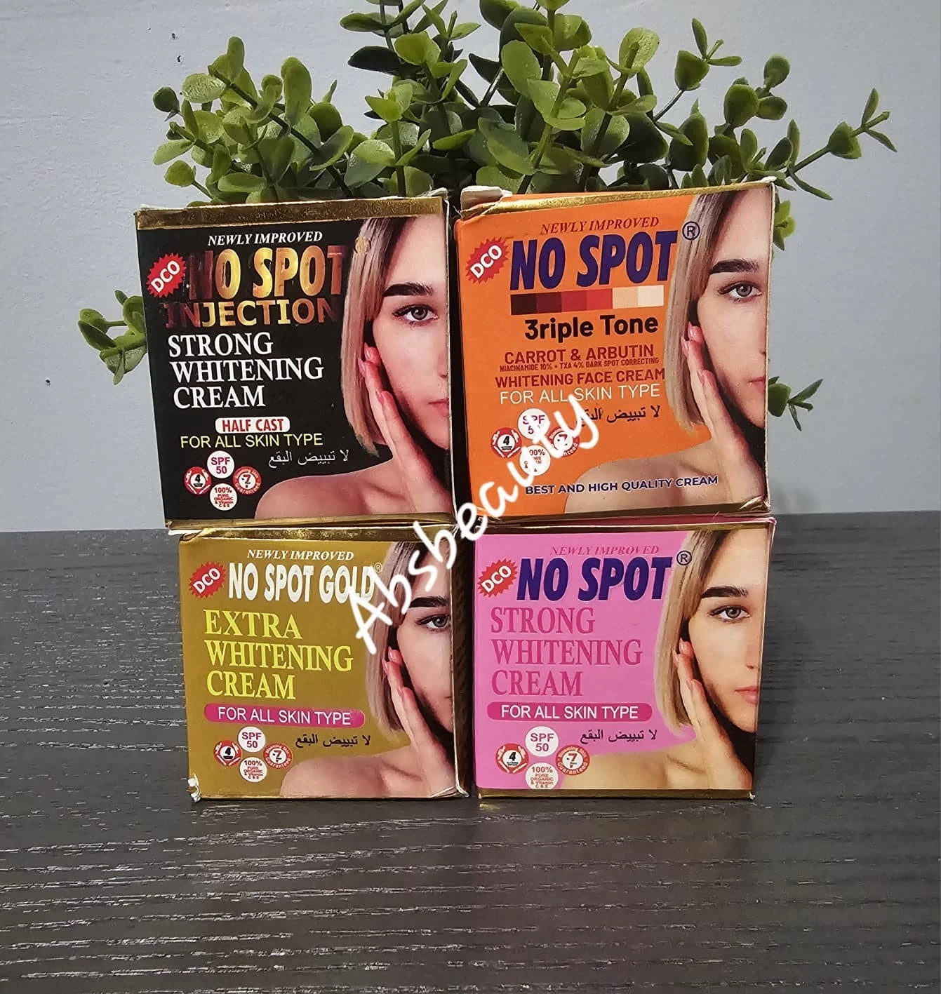 No Spot Strong Whitening Face Cream with Spf50 50g 1pc