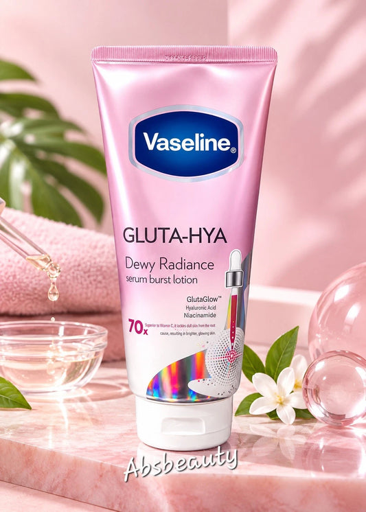 Vaseline Healthy Bright Gluta-Hya Serum Burst Lotion Dewy Radiance 290ml, 1pc