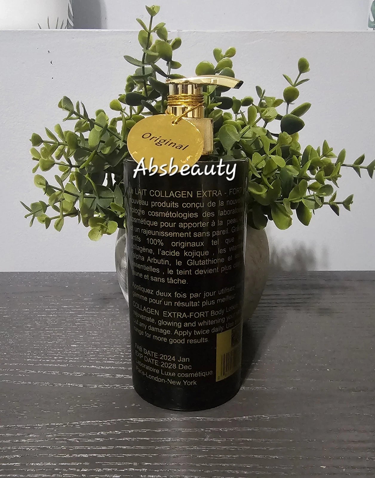 1pc Lait Collagen Extra Fort Super Blanchissant Whitening Body Lotion 500ml