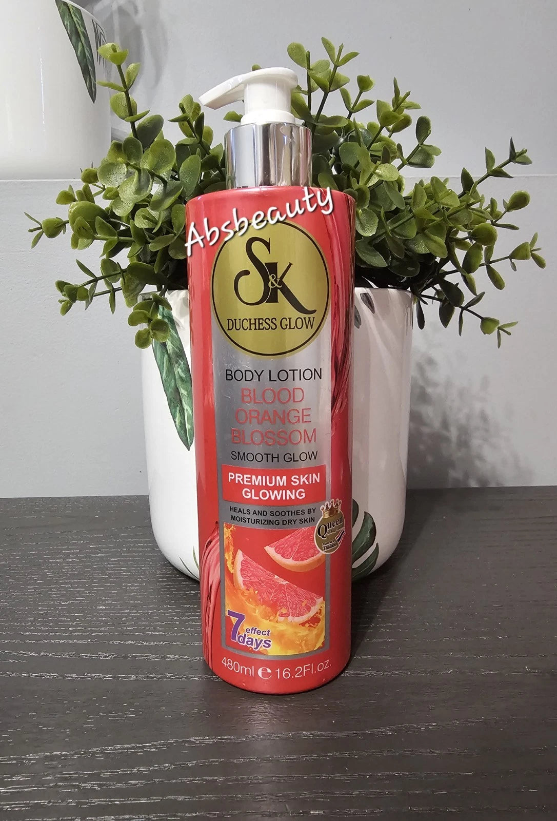 SK Duchess Glow Blood Orange Blossom Lotion Premium Glow Hydrates Eventone 480ml