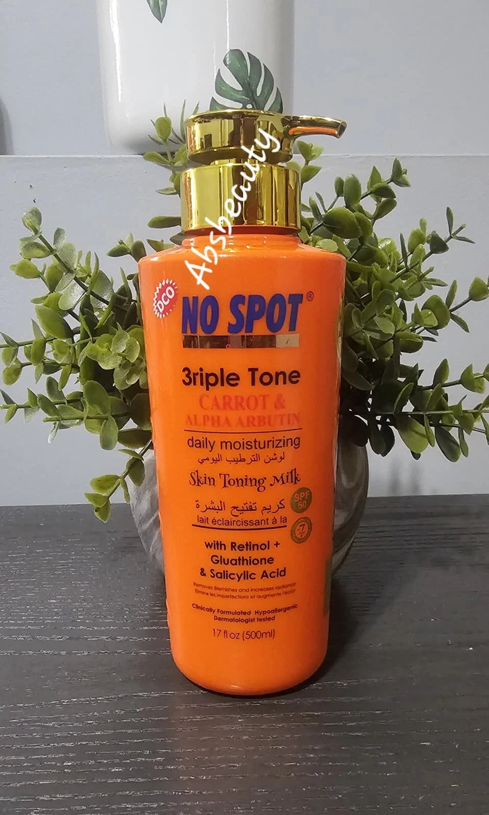 No Spot Strong Whitening Body Lotion with spf50 500ml 1pc