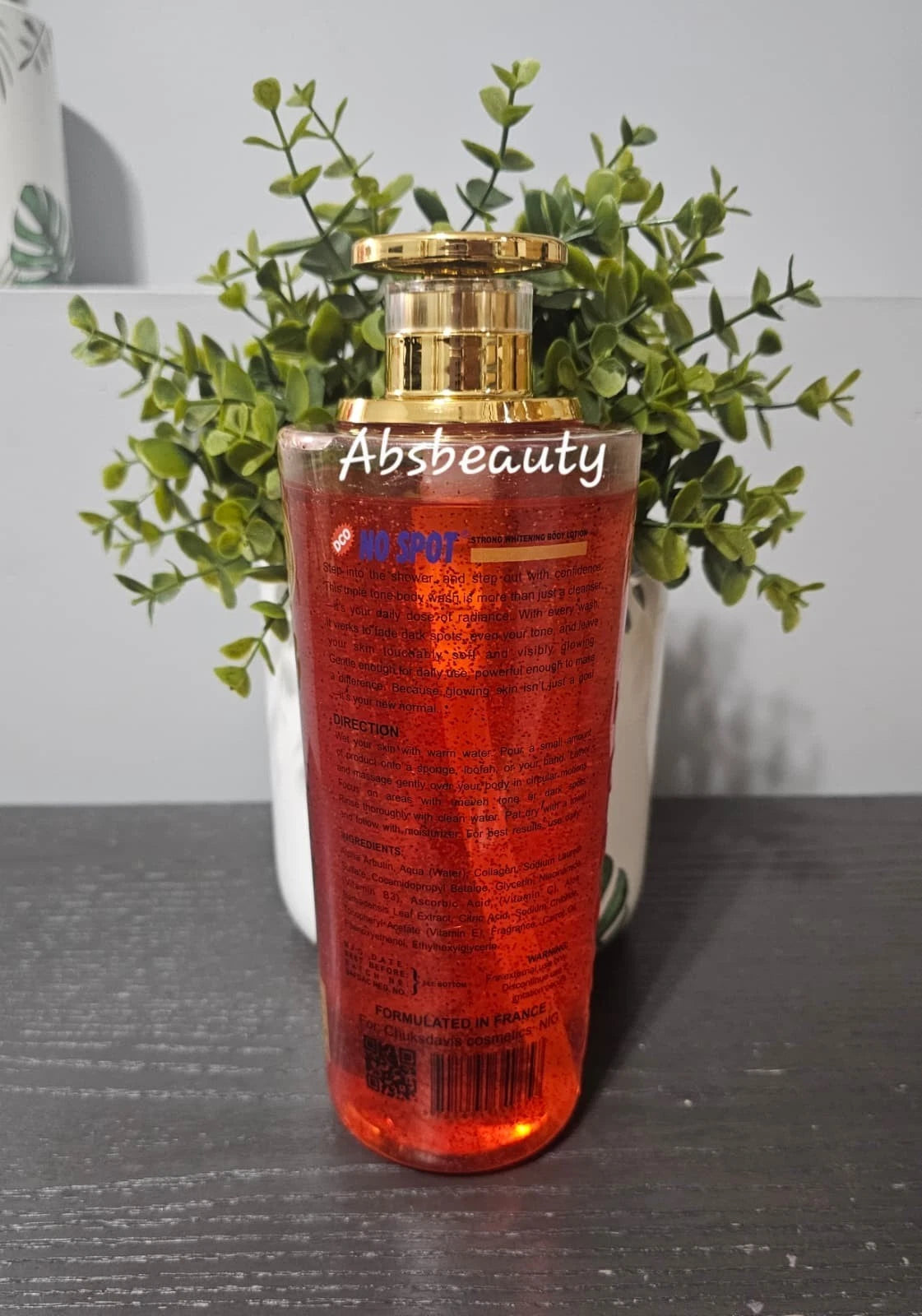 No Spot Strong Whitening Shower Gel with spf50 1000ml 1pc
