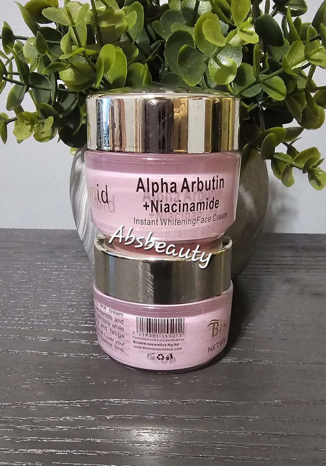Bismid Alpha Arbutin & Niacinamide Instant Lightening Face Cream 60g 1pc