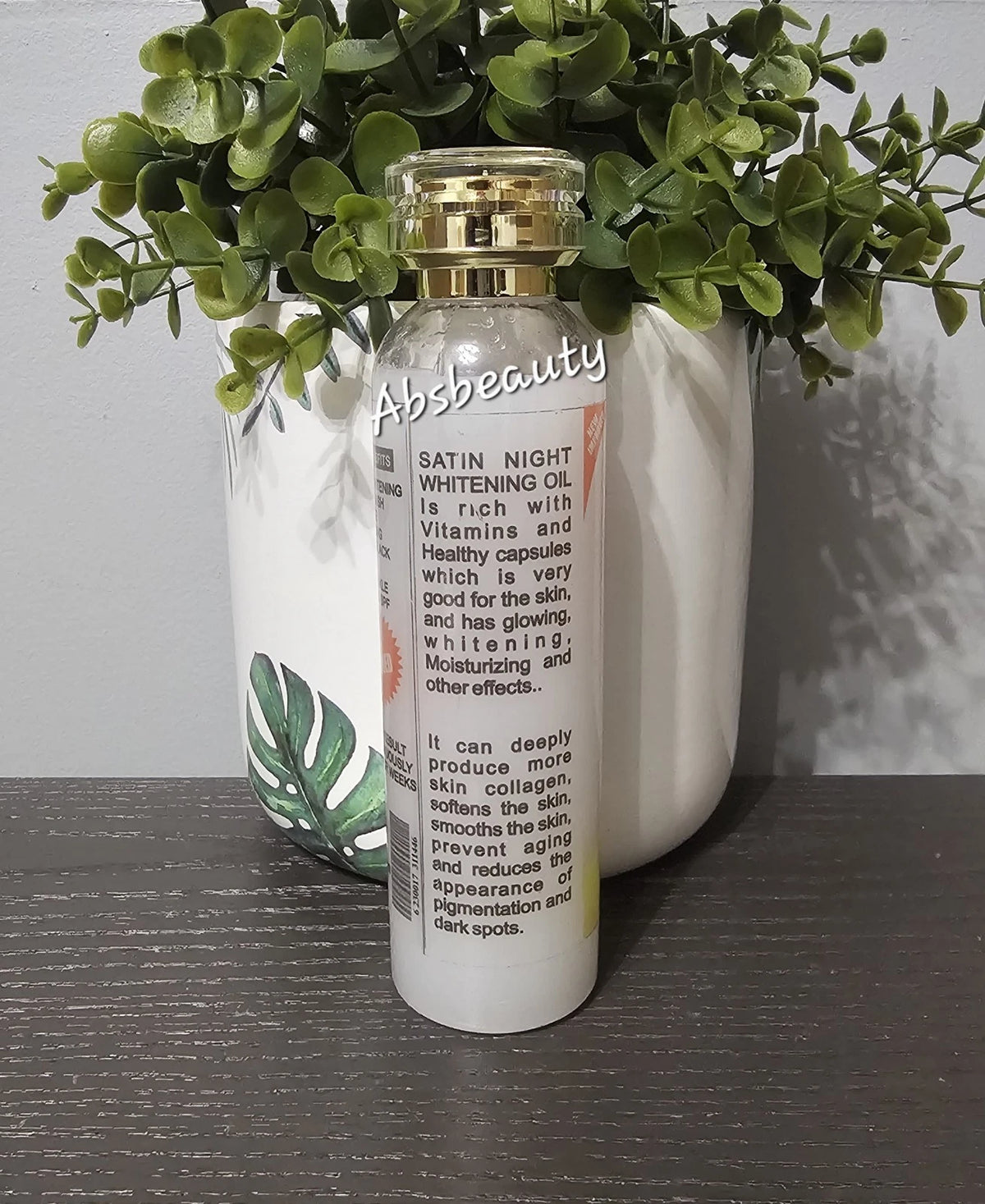 Satin Night Moisturizing Whitening Day&Night Body Oil 200ml