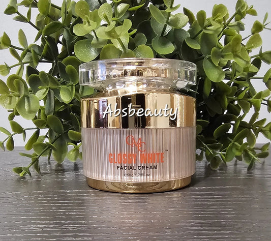 Glossy White Luxurious Face Cream for Dark Spots Acne Sunburn 50g👌