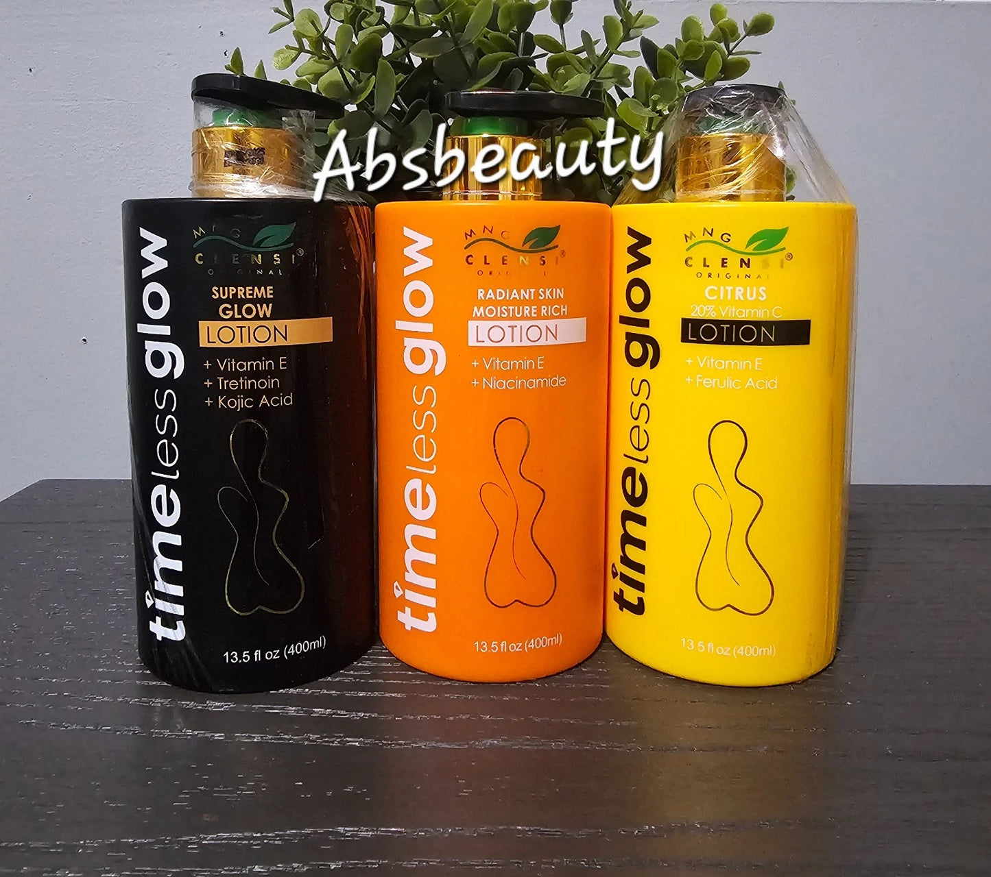 Timeless Glow Body Wash 1000ml & Lotion 400ml 1pc