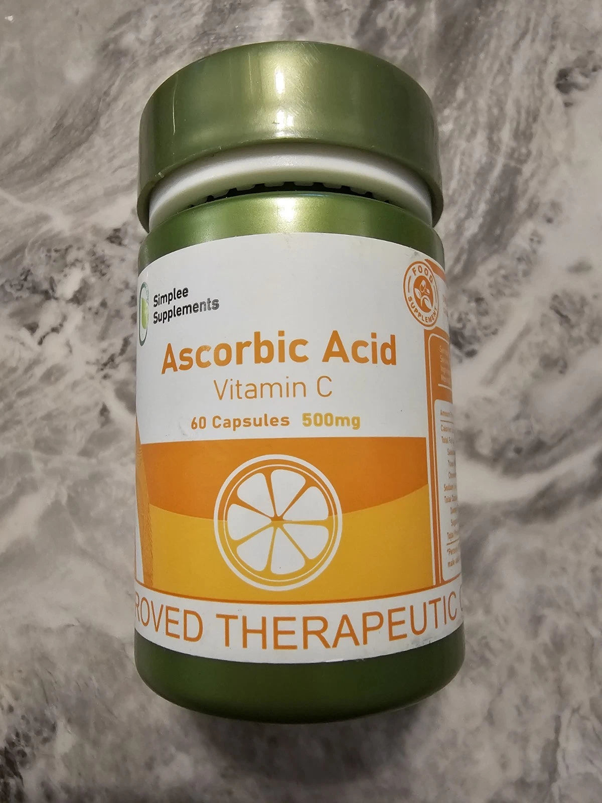 Vitamin C General Immunity Vitamins Collagen Production 60 Capsules Daily