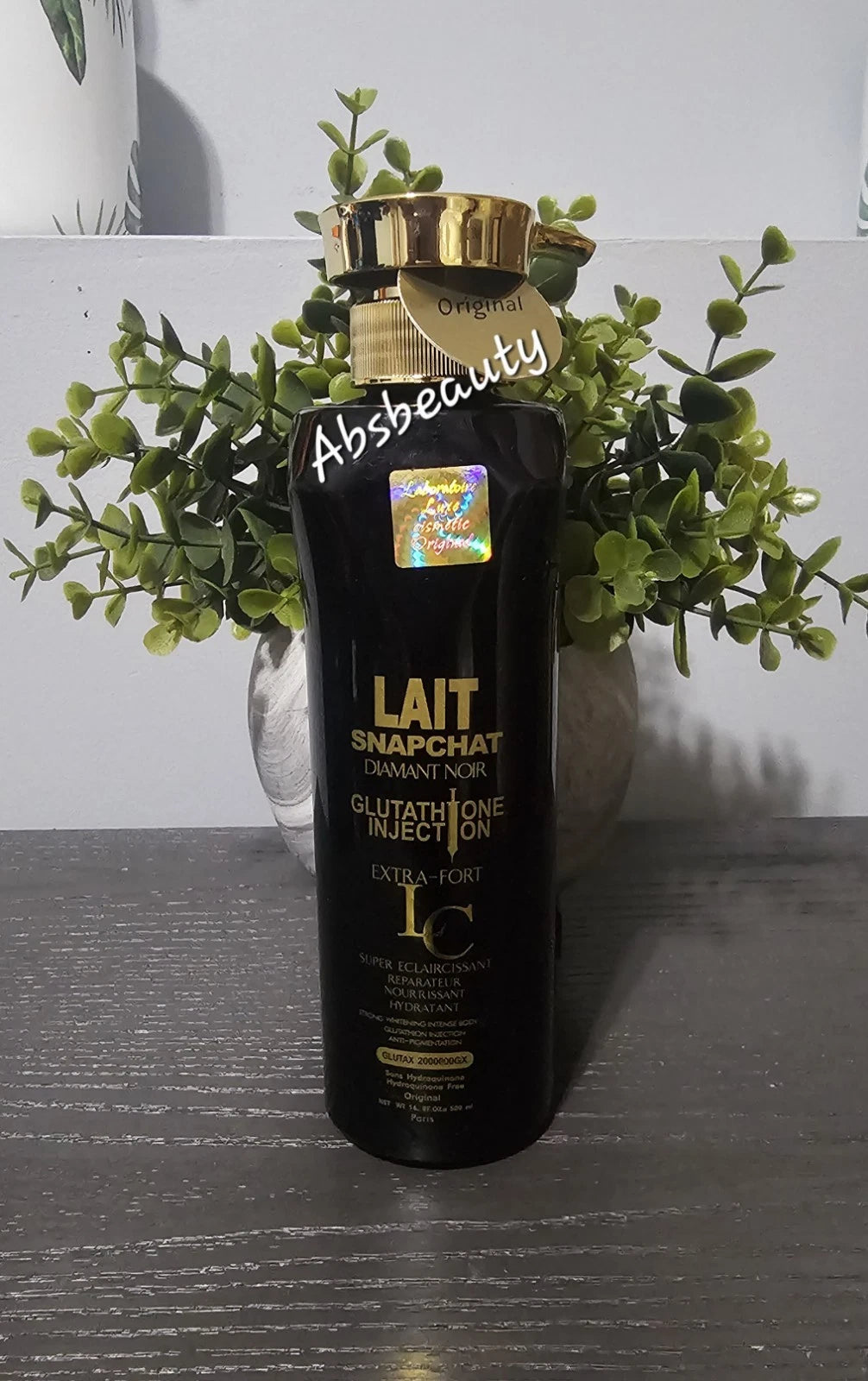 Lait Snapchat DIAMANT NOIR Intense Whitening Body Lotion 500ml