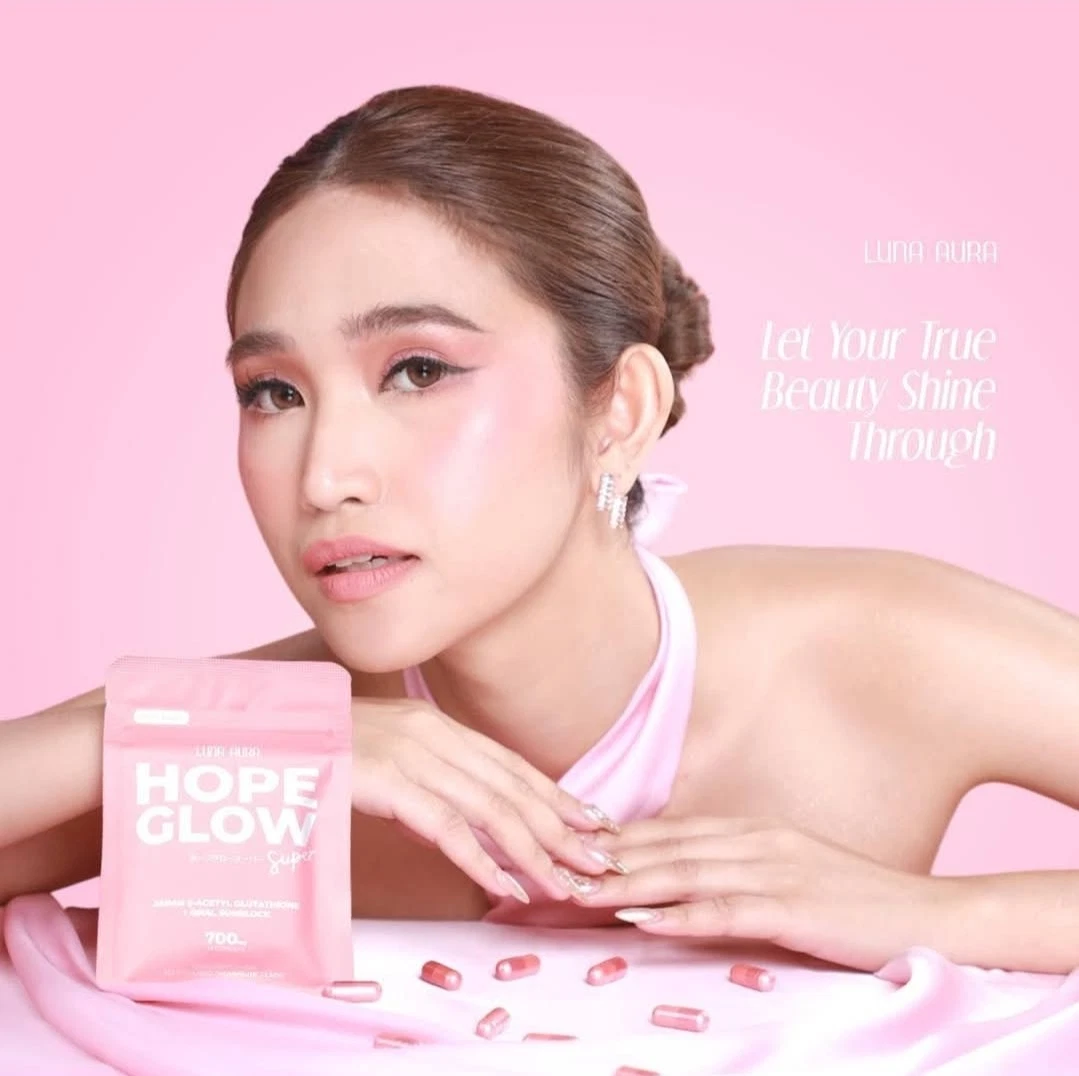 Luna Aura HOPE GLOW Super 700mg 14 Capsules ( Mini Pack)💯👌