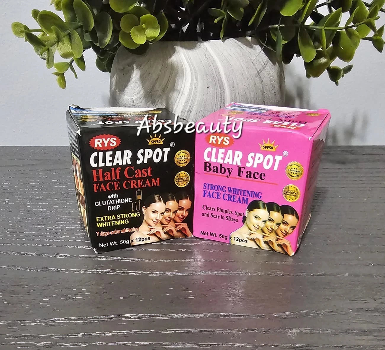 Clear Spot Baby Face & Half-C Face Cream 50g Spf50 1pc