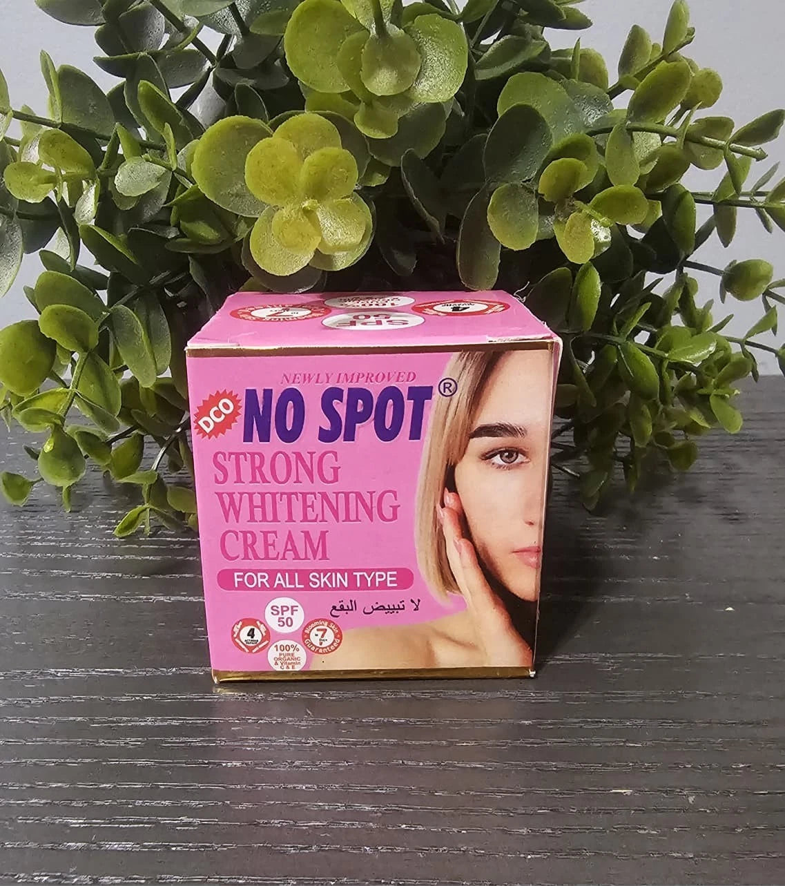 No Spot Strong Whitening Face Cream with Spf50 50g 1pc