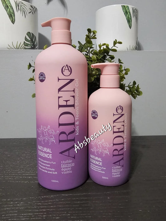 Arden Kids & Teen Visible Fairness Brightening Lotion & Shower Gel - 2pcs Set