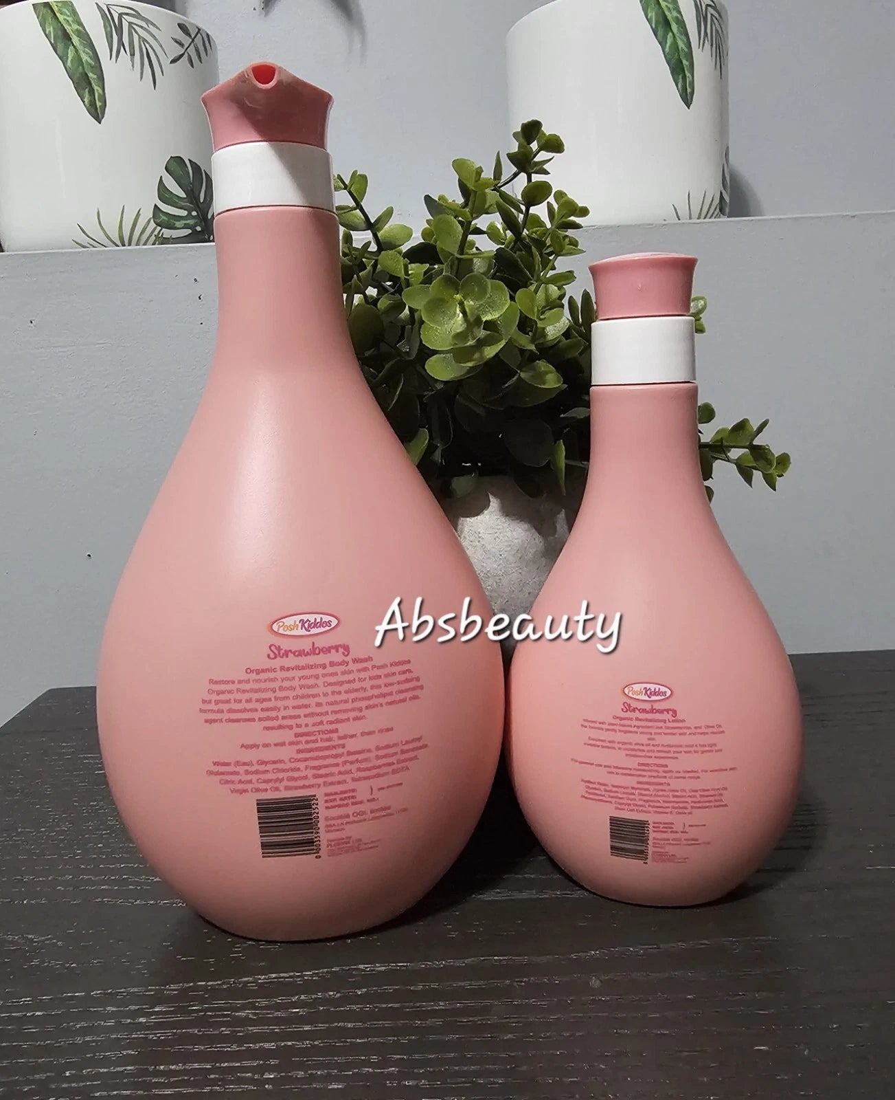 Posh Kiddos Set Shower Gel 1000ml & Lotion 400ml Plus 24hrs Moisture With Spf50