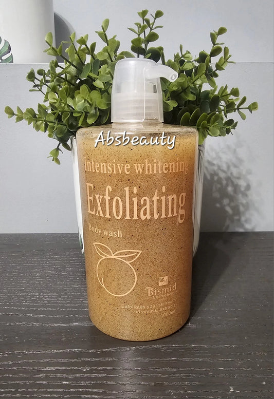 Bismid Intensive White Exfoliating Body Wash 1000ml Original&Authentic