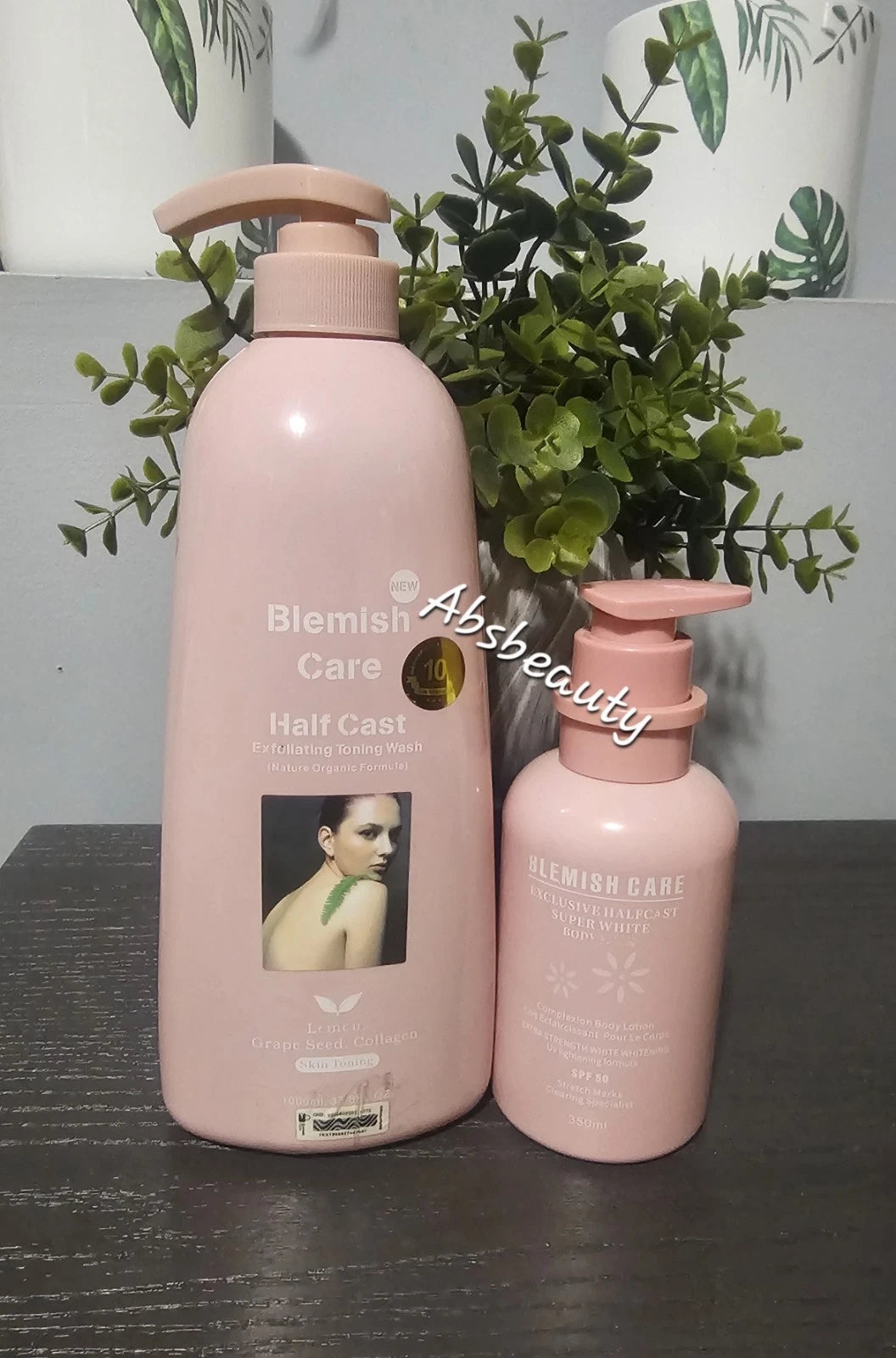 2pcs Blemish Care Half-C,Exfoliating Shower Gel & Exclusive Half-C Body Lotion ✨