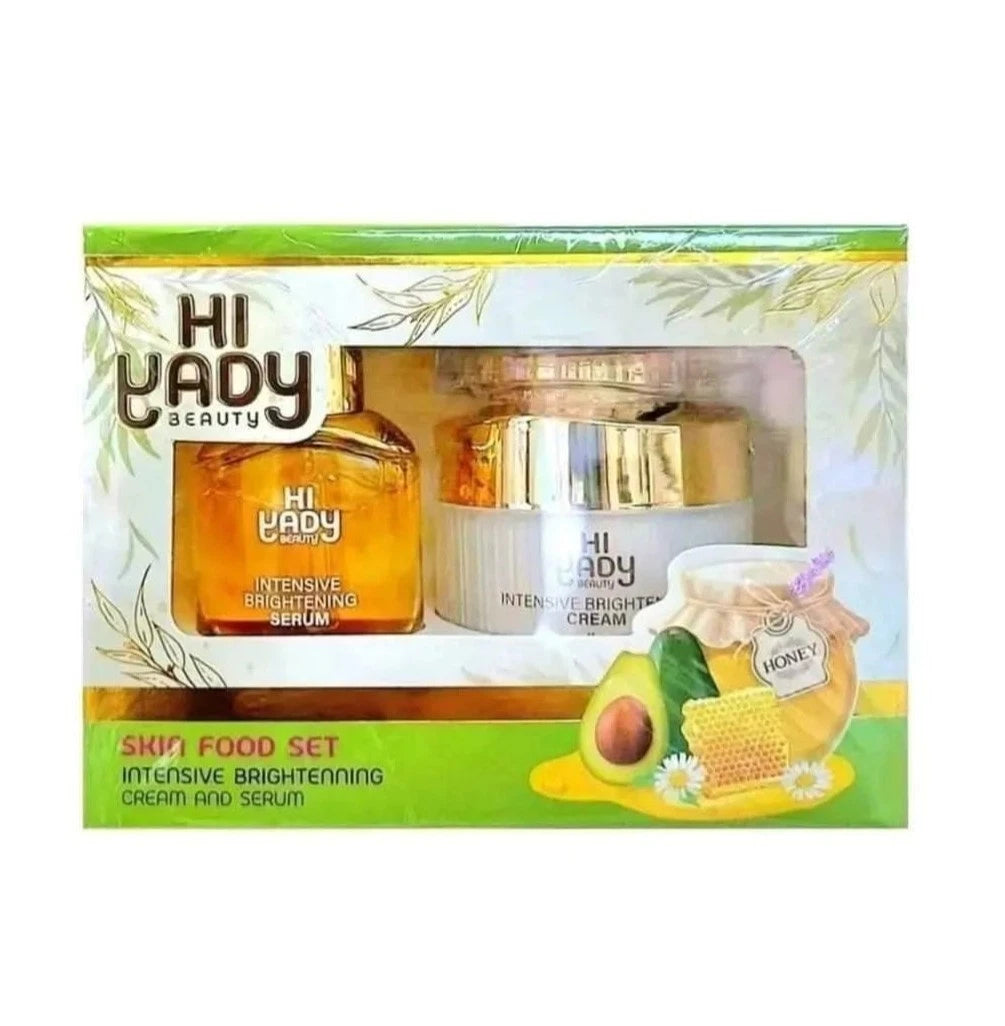 Hiyady Skin Food Intensive Moisturizer Cream & Serum Facial Care Duo Set ✨️👌.1pc