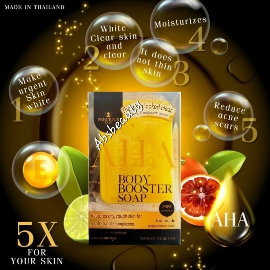 PRECIOUS SKIN AHA BODY BOOSTER SOAP 80g, 1pc