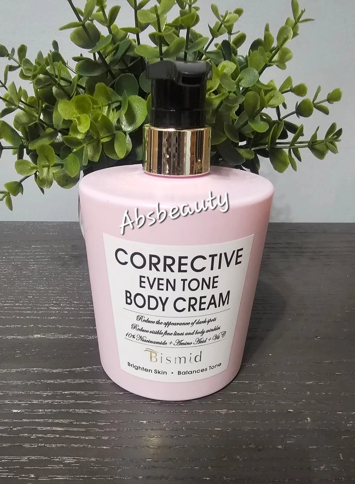 Bismid Instant Whitening,Tone & Glow Brightening,Corrective Even Tone Body Cream