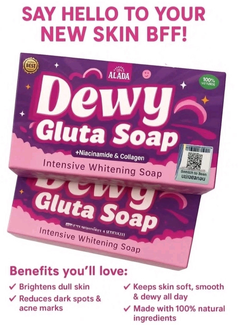 ALADA Dewy Soap & ALADA Natural Soap Combo👌💯
