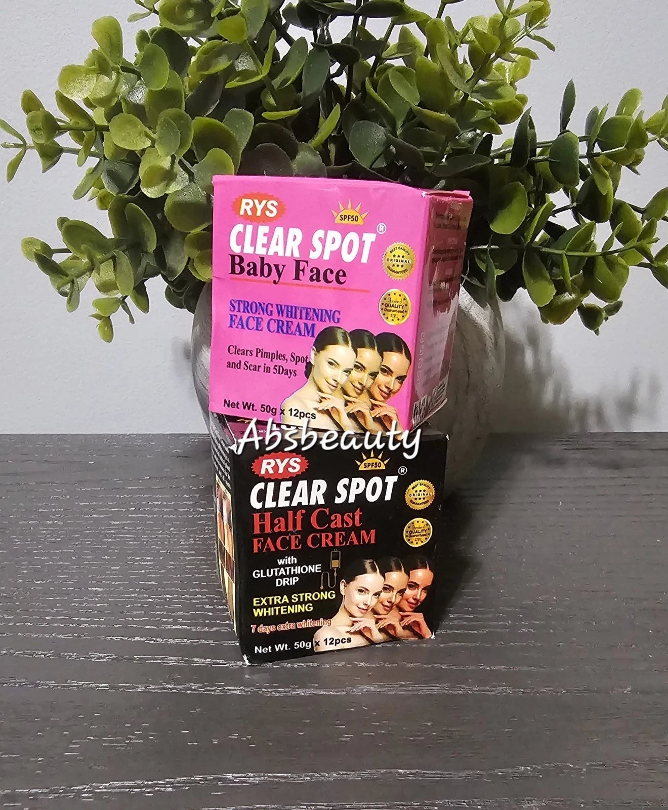 Clear Spot Baby Face & Half-C Face Cream 50g Spf50 1pc